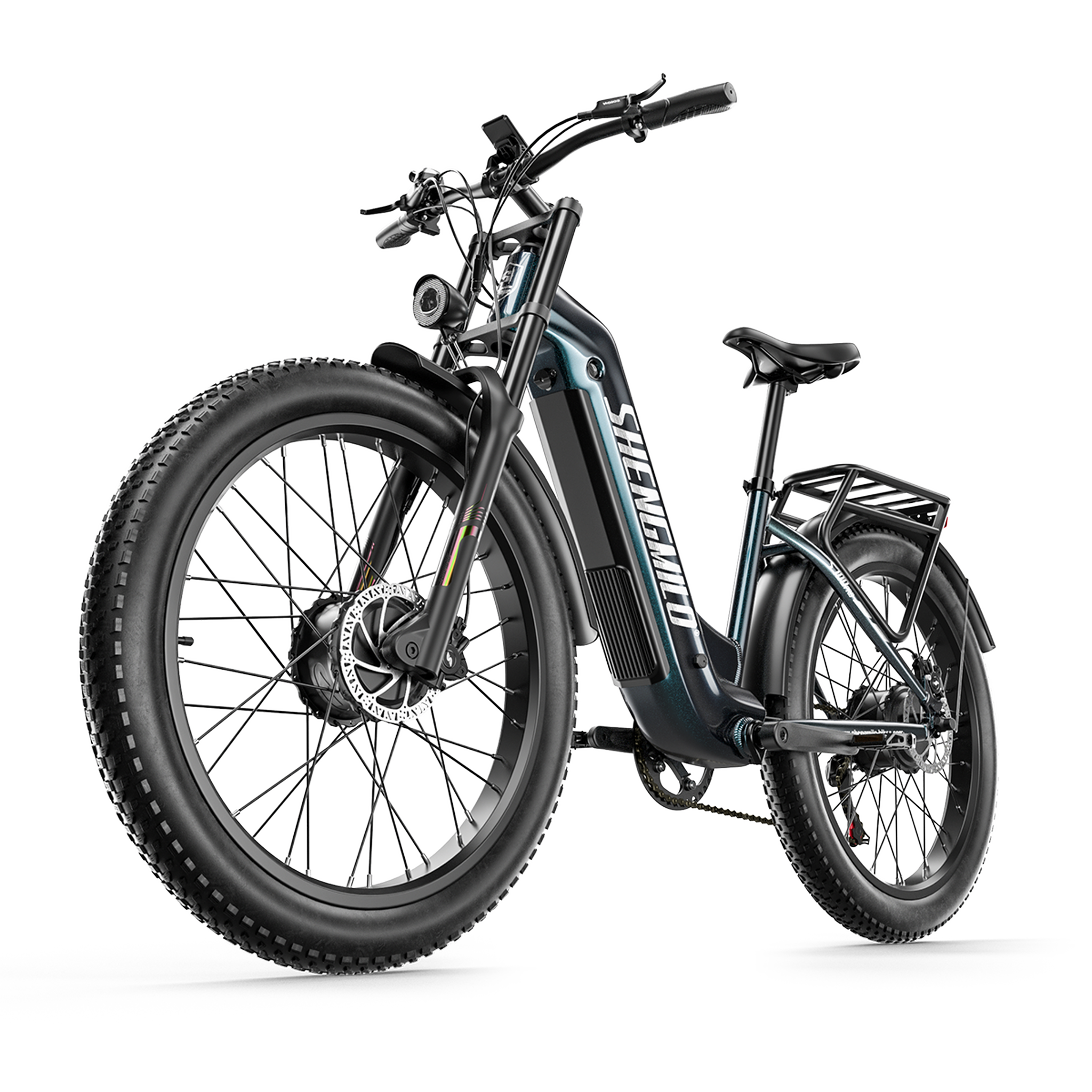 Voir la diapositive 4 : SHENGMILO Vélo électrique tout-terrain shengmilo s700 pro, batterie amovible 48 v 25 ah, vert