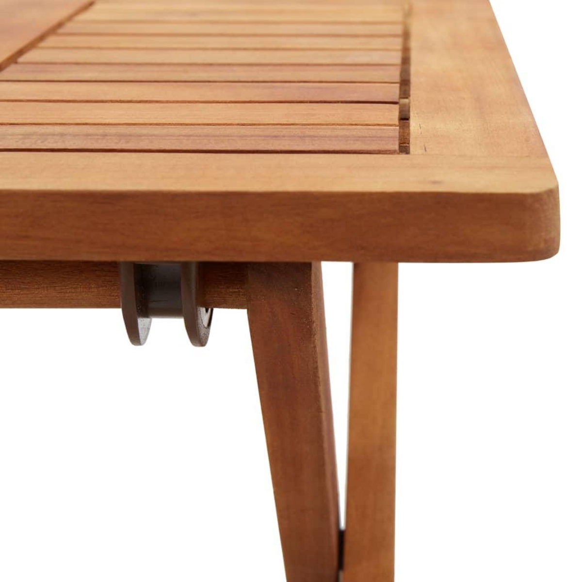 VIDAXL Table pliable de jardin 40x40x40 cm Bois d'acacia massif
