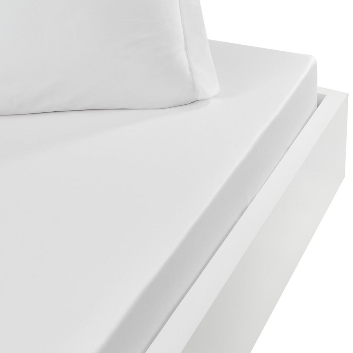 Sensei Maison Drap housse en percale de coton pour lit articulé SOFT PERCALE