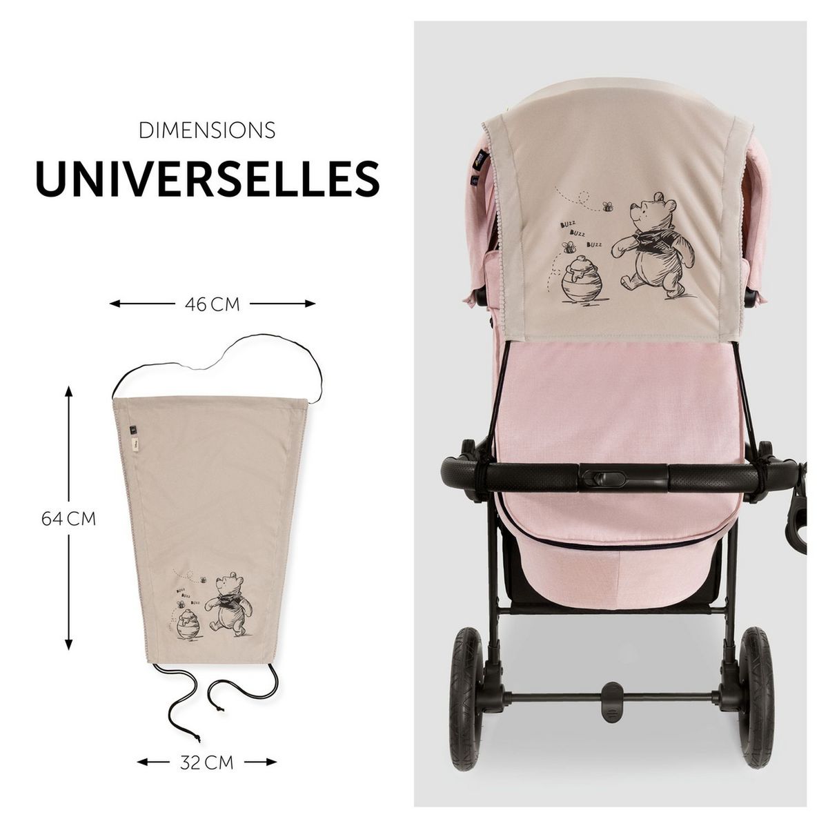 HAUCK Pare soleil de poussette Pushchair Sunshade