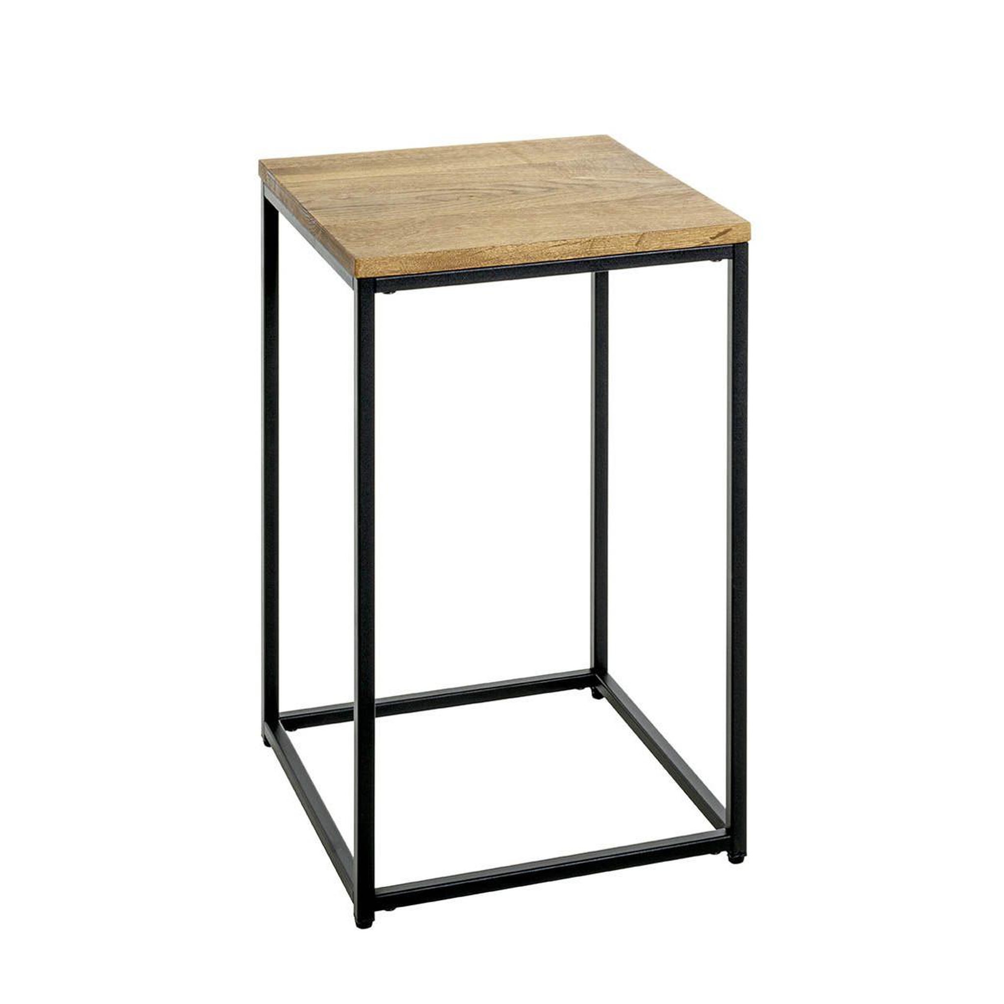 Paris Prix Table d'appoint  pika  60cm chêne & noir