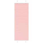 VIDAXL Store plisse rose 70x200 cm largeur du tissu 69,4 cm polyester