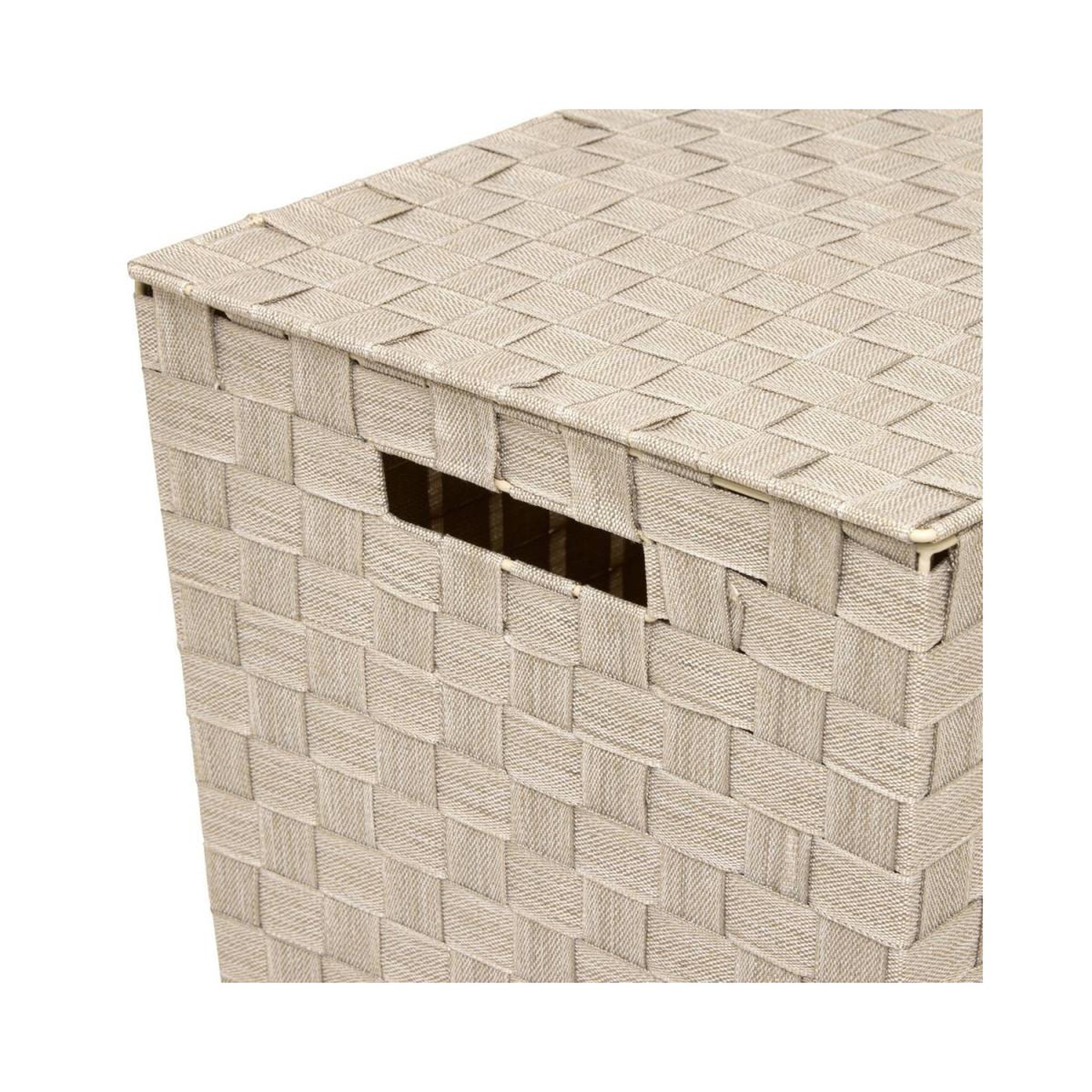 Voir la diapositive 3 : FIVE Panier à linge  lise  50l beige