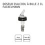 Voir la diapositive 4 : Fackelmann Lot de becs verseur doseur à alcool 2 cl avec bille Fackelmann Bar Concept