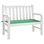 Voir la diapositive 3 : VIDAXL Coussin de banc de jardin vert 100x50x3 cm tissu oxford