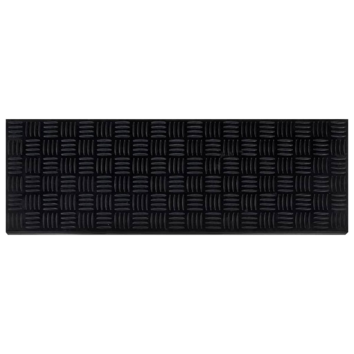 VIDAXL Marches d'escalier 5 pcs 25x75 cm caoutchouc