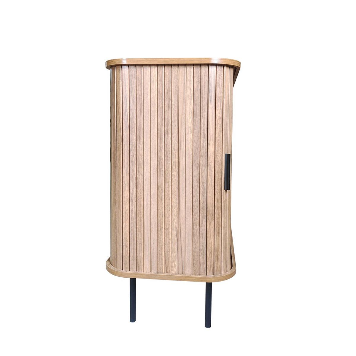 CONCEPT USINE Buffet en bois cannelé à portes coulissantes 140cm SEMARANG