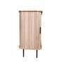 Voir la diapositive 6 : CONCEPT USINE Buffet en bois cannelé à portes coulissantes 140cm SEMARANG