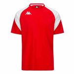 KAPPA Maillot Rouge/Blanc Garçon Kappa Loreto. Coloris disponibles : Rouge