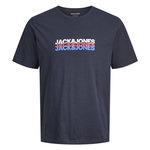 Jack & Jones T-Shirt Marine Garçon Jack & Jones Cyber. Coloris disponibles : Bleu