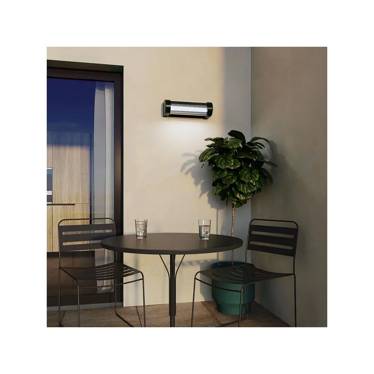 INSPIRE Applique solaire et rechargeable Booster   Loma    150 à 900 Lumen - Noir