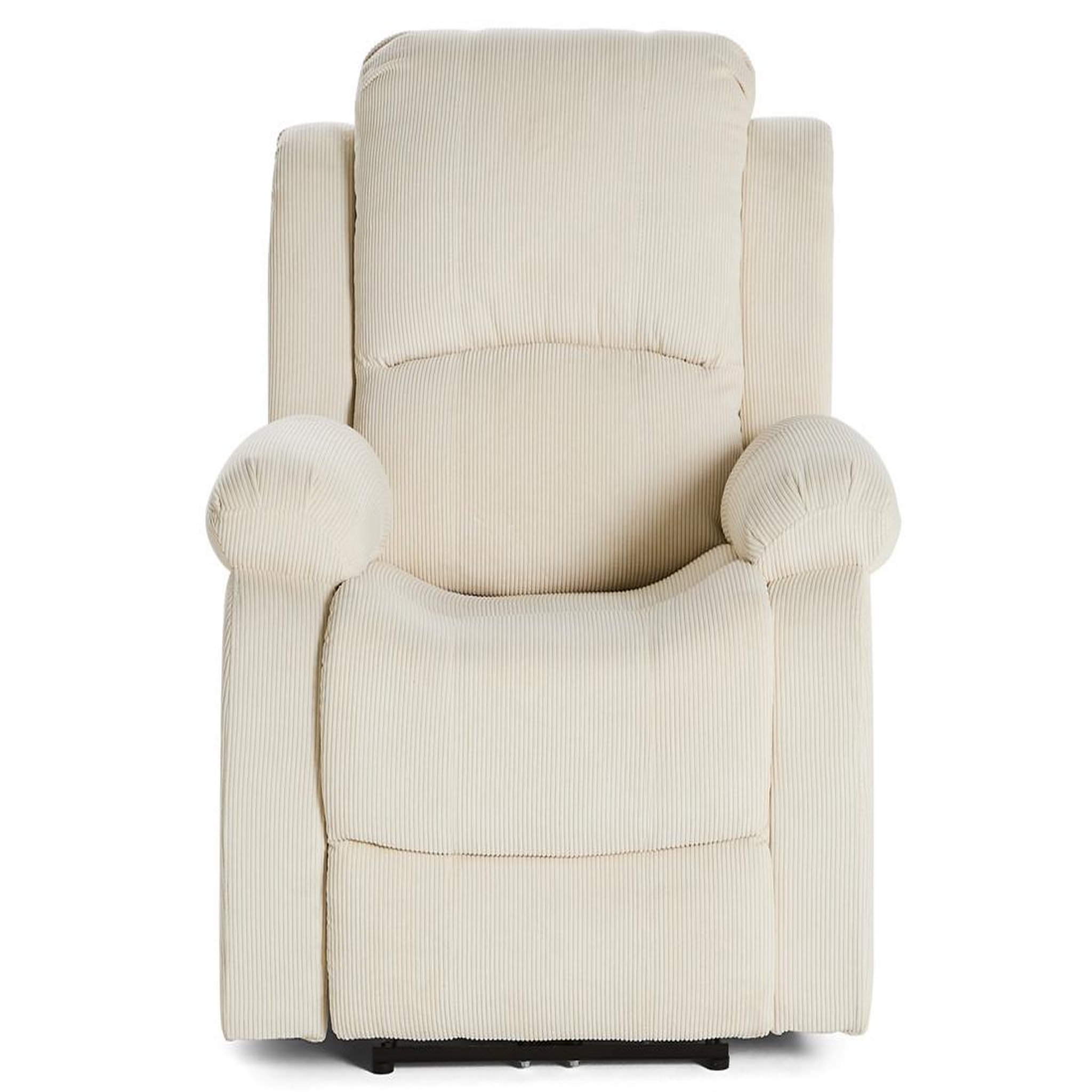 BEST MOBILIER Armand - fauteuil relax électrique en velours côtelé. Coloris disponibles : Bleu, Gris, Marron, Orange, Vert