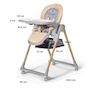 Voir la diapositive 6 : KINDERKRAFT Chaise haute 2 en 1 - transat et siège réglable