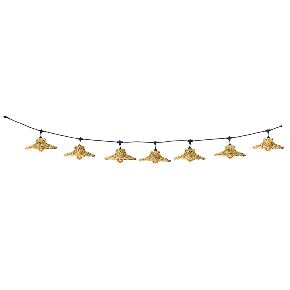 Lumisky Guirlande lumineuse MOOREA Beige Jonc de mer 6m