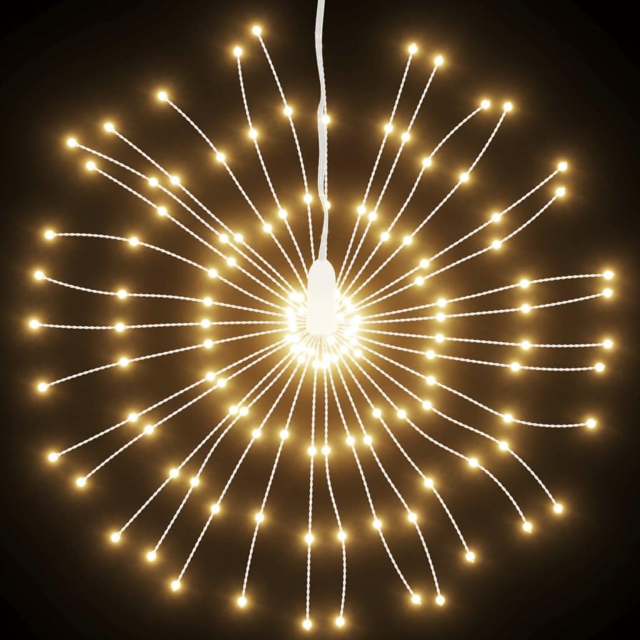 Voir la diapositive 4 : VIDAXL Etoile rayonnante de Noël 140 LED 2 pcs blanc chaud 17 cm