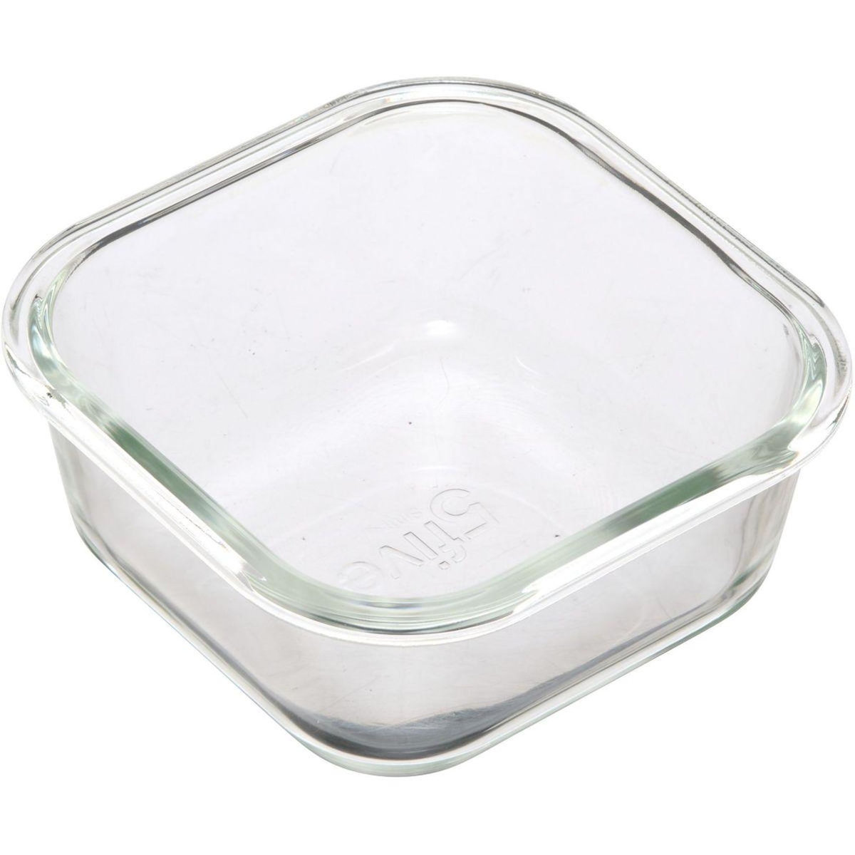 FIVE Boîte hermétique carrée Clipeat 0.53L verre