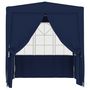 Voir la diapositive 2 : VIDAXL Tente de reception avec parois laterales 2,5x2,5 m Bleu 90 g/m^2