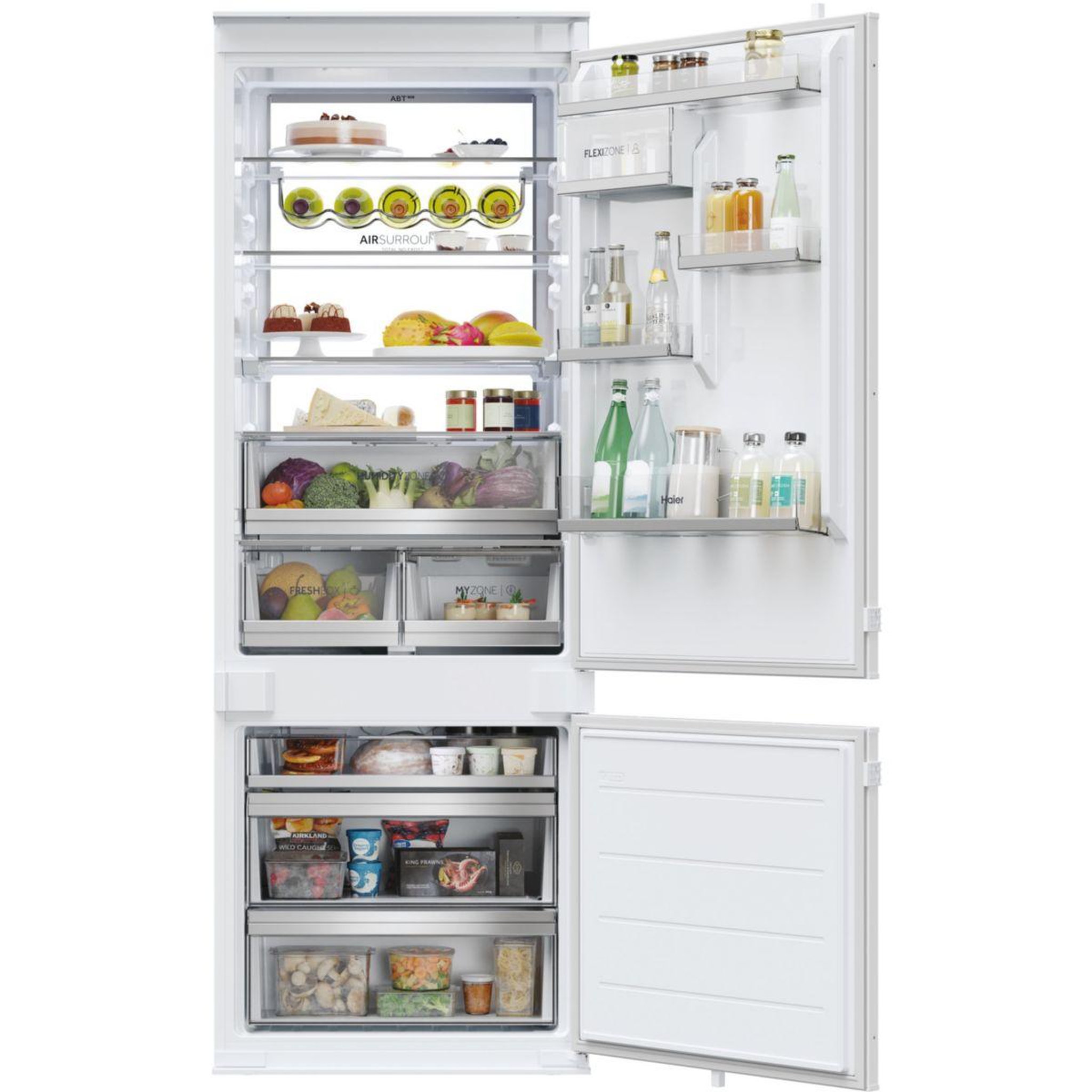 Voir la diapositive 2 : HAIER Réfrigérateur combiné encastrable hbw7719c