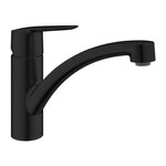 Grohe GROHE Start - 324412432 - Robinet de cuisine - Mitigeur monocommande évier - Noir mat - Bec bas - Rotation 140°