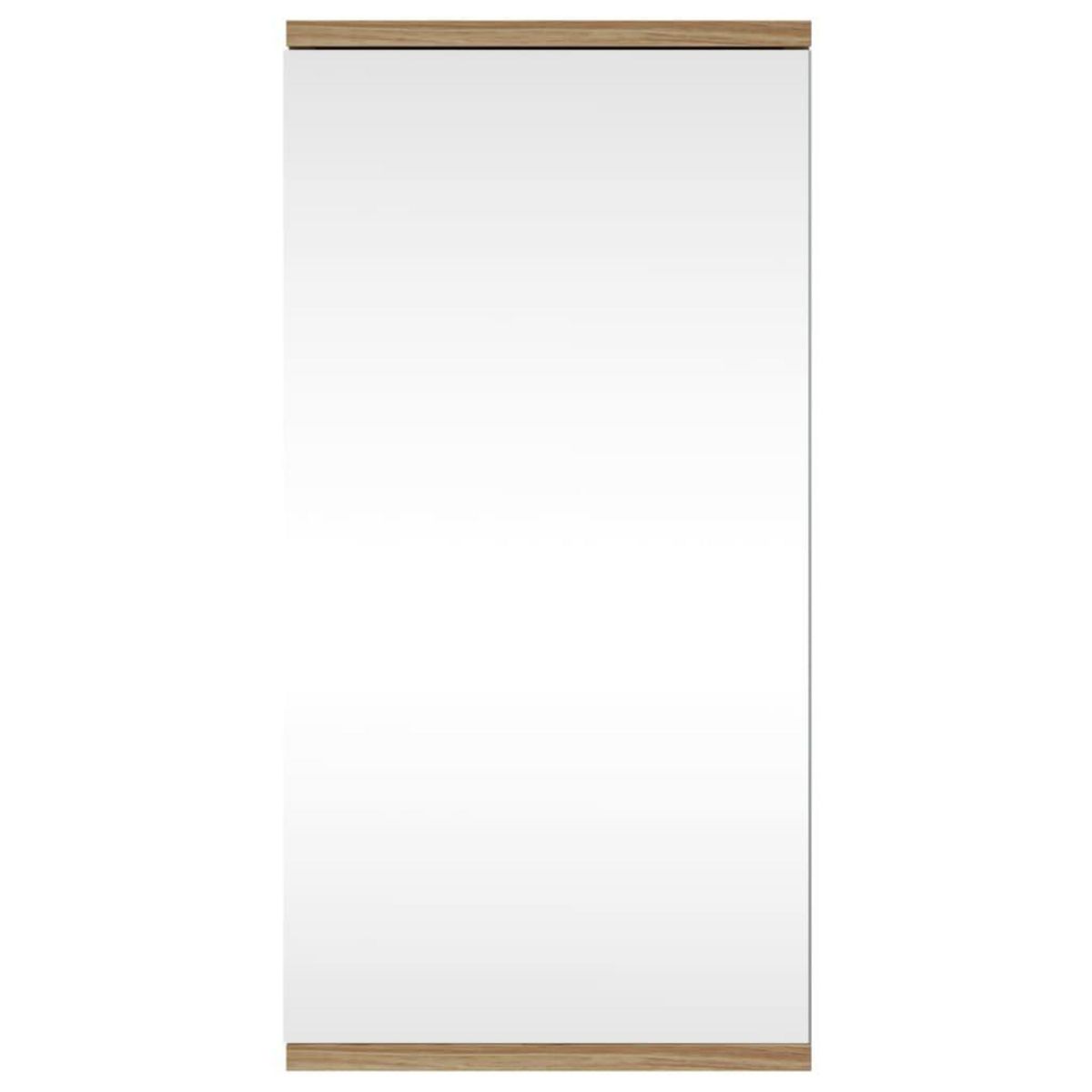 VIDAXL Armoire de bain a miroir d'angle chene 30x24x60 cm