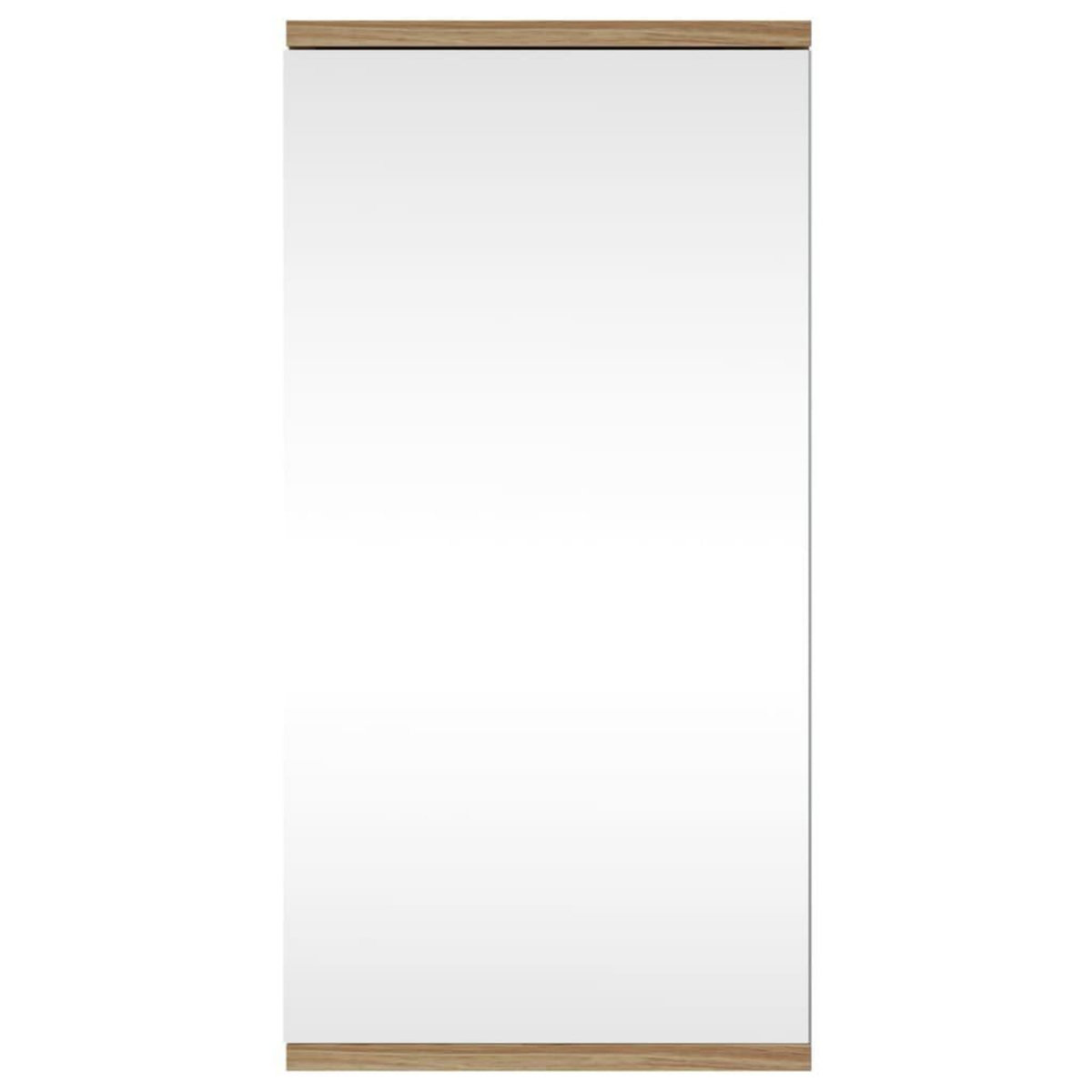 VIDAXL Armoire de bain a miroir d'angle chene 30x24x60 cm