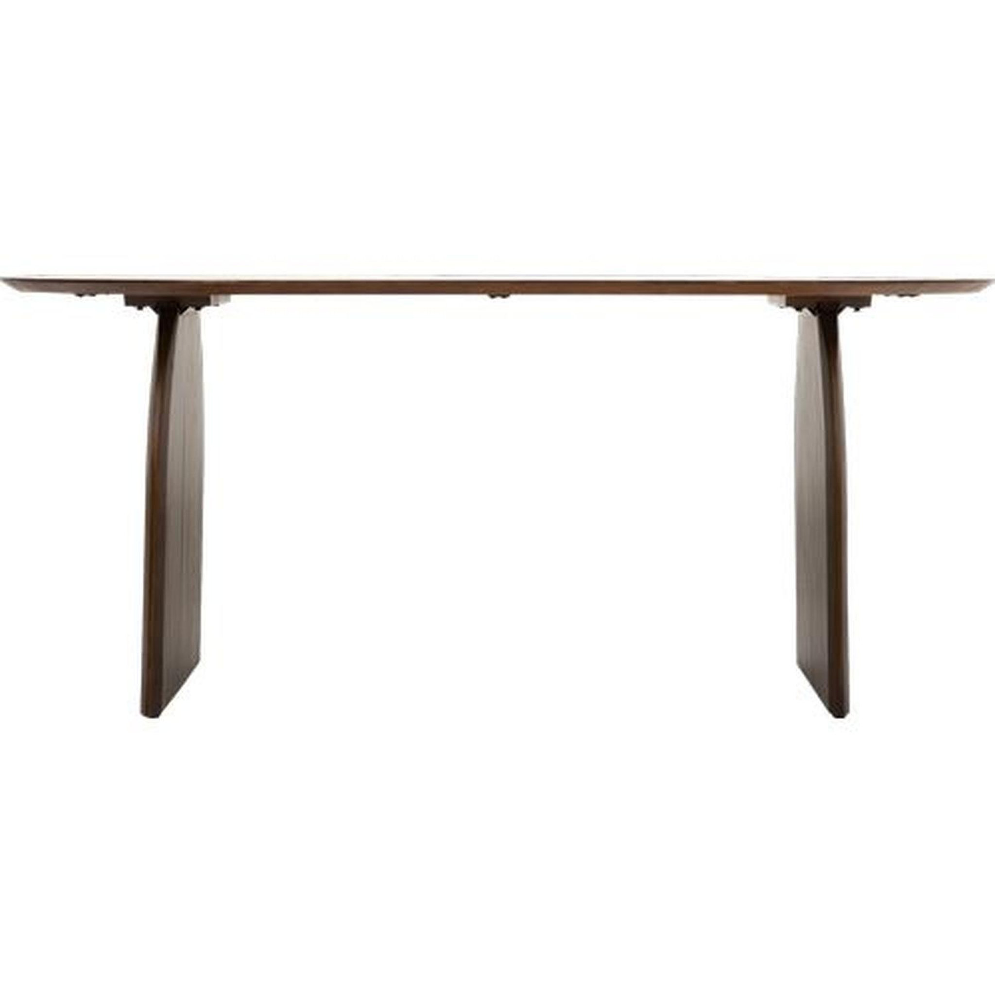 Voir la diapositive 2 : ATMOSPHERA Table à manger en bois massif 6 personnes isana - marron