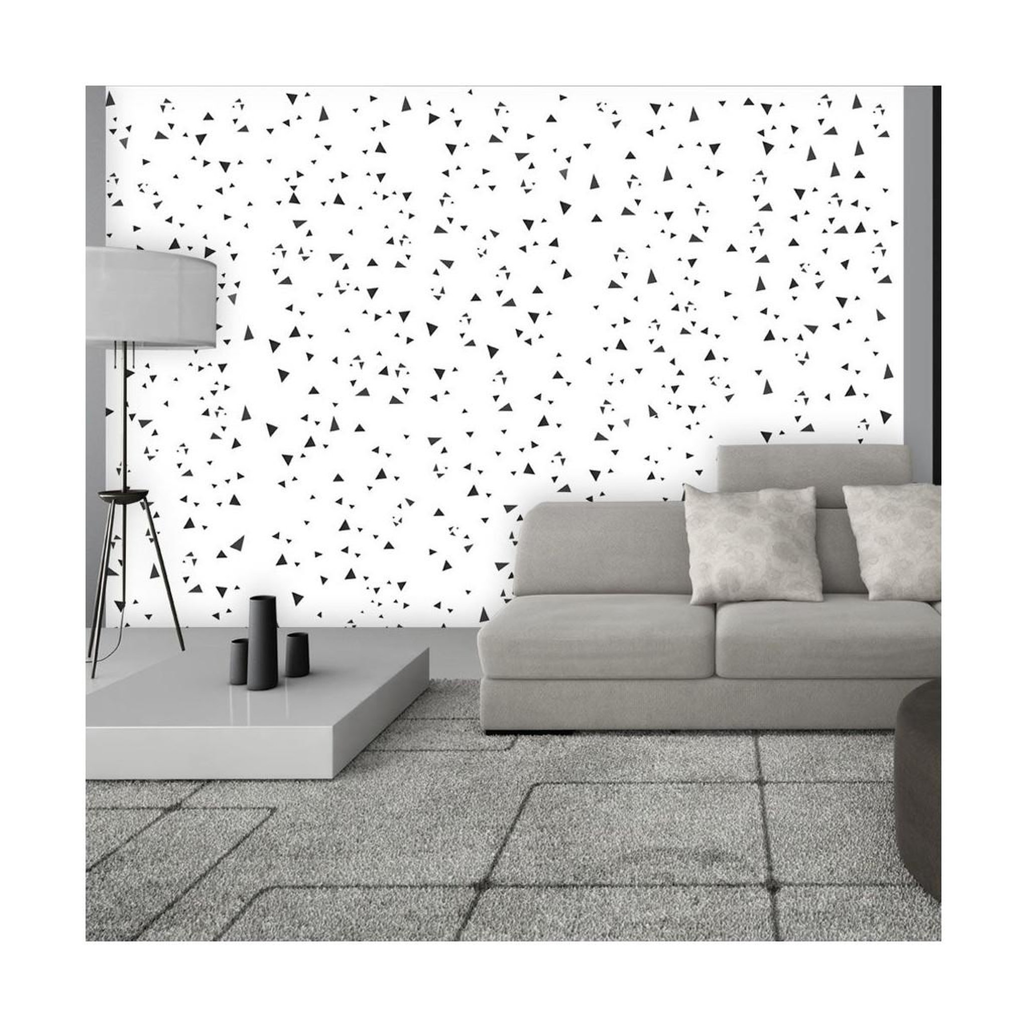 Paris Prix Papier peint  rain of triangles  50x1000cm