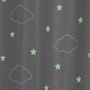 Voir la diapositive 3 : Atmosphera Kids Rideau Occultant  Phosphorescent  140x260cm Gris