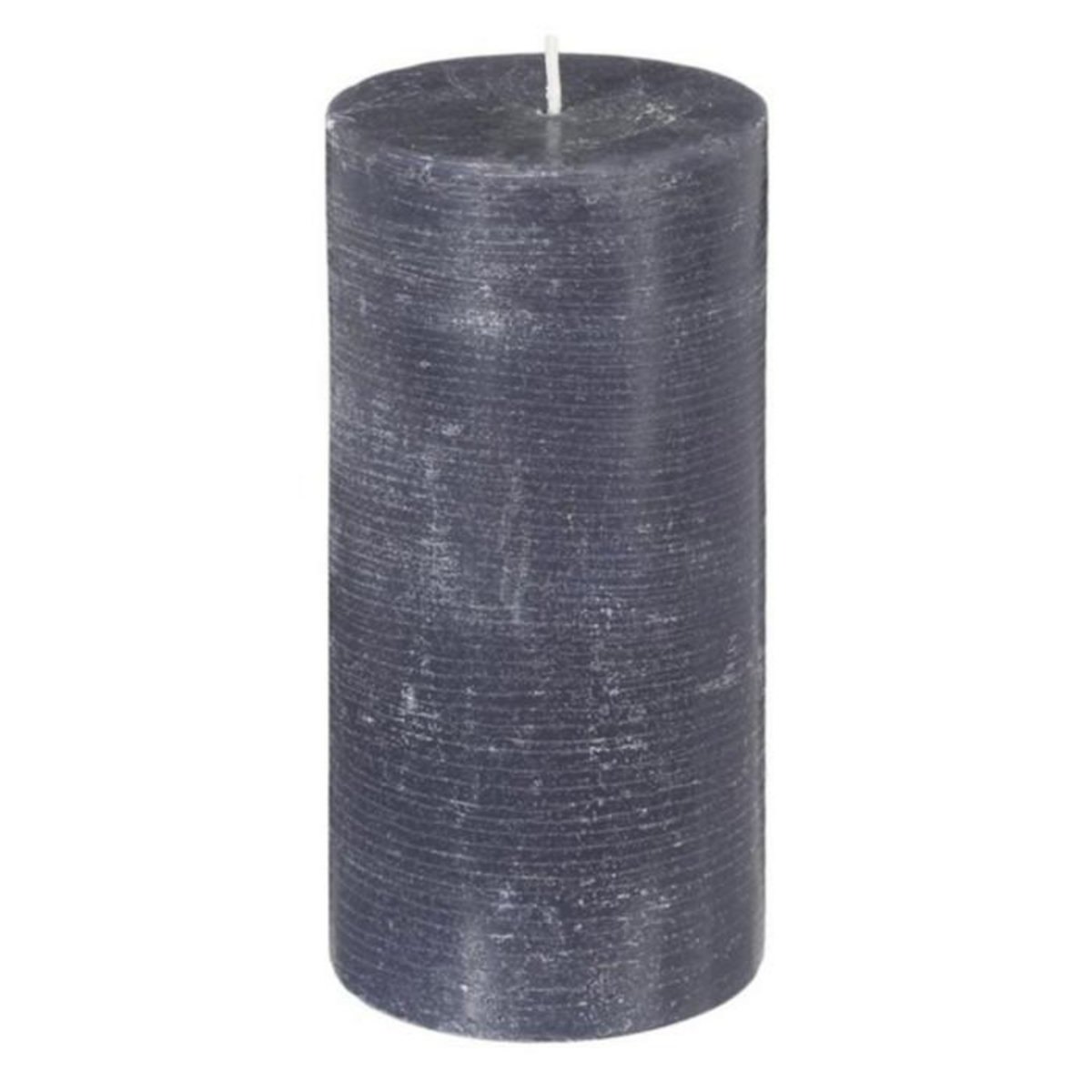 COMPTOIR DE LA BOUGIE Bougie Cylindrique  Rustic  14cm Gris