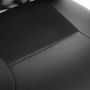 Voir la diapositive 5 : HOMCOM Fauteuil de bureau ergonomique hauteur assise réglable pivotant 360° revêtement synthétique et maille noir