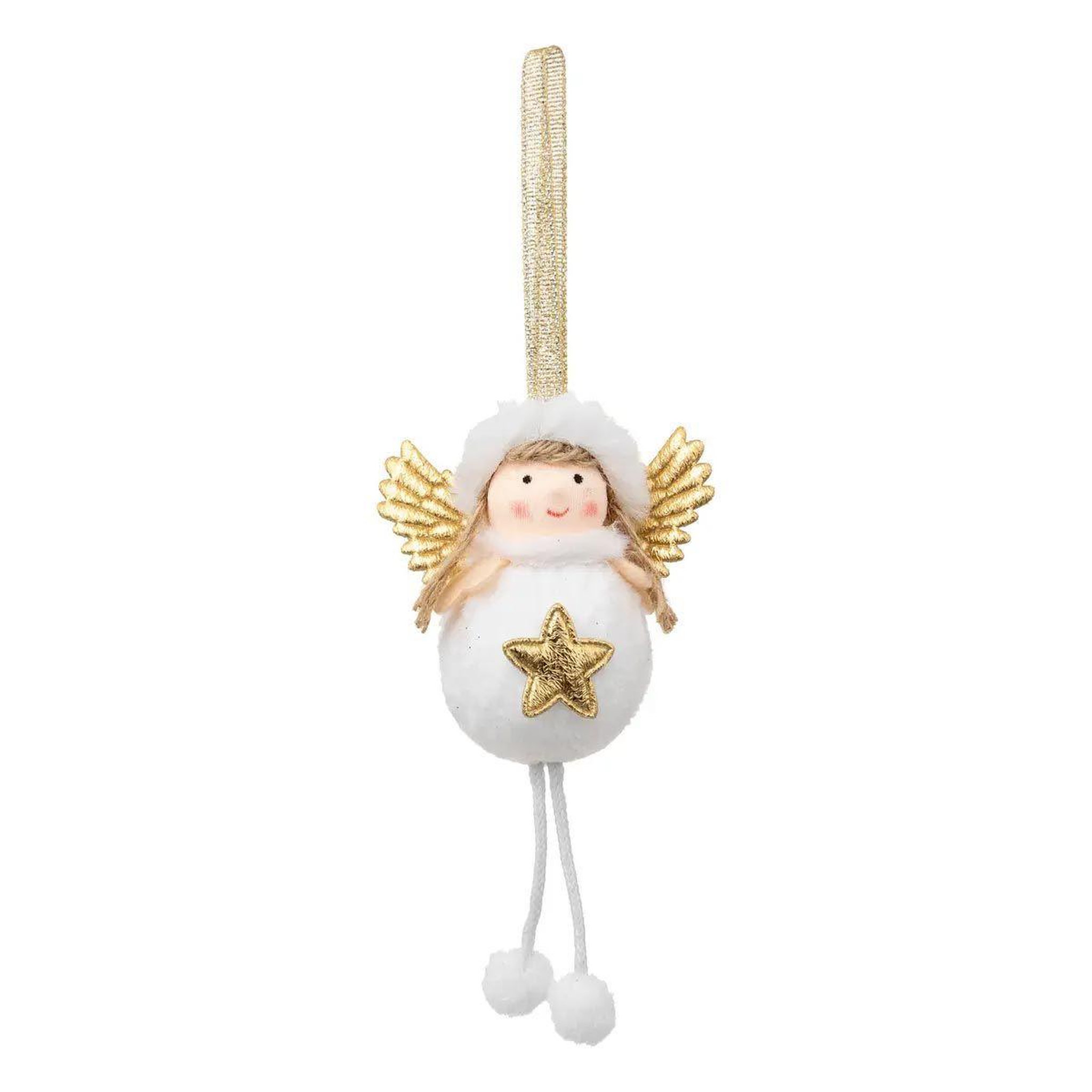 ATMOSPHERA Sujet de noël  ange  16cm blanc