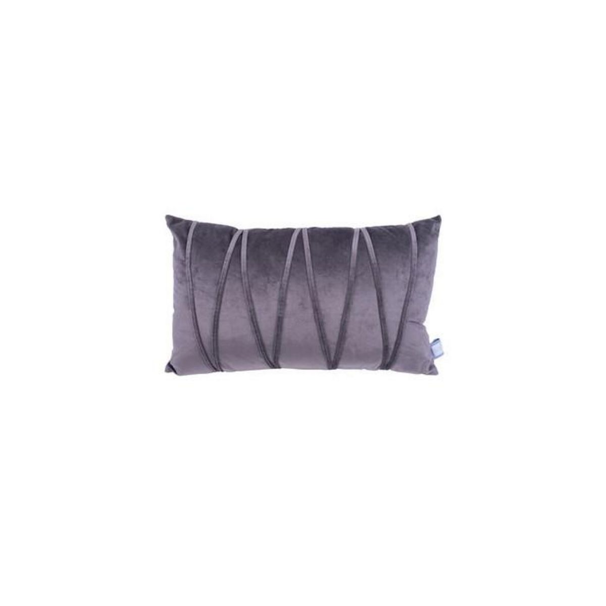 Paris Prix Lot de 2 Coussins Déco  Paulina  30x50cm Gris