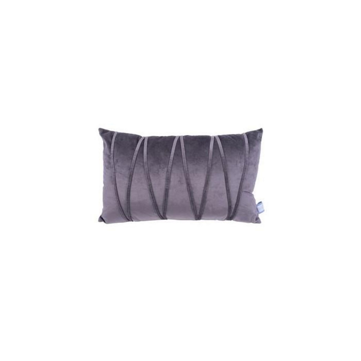 Paris Prix Lot de 2 Coussins Déco  Paulina  30x50cm Gris