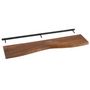 Voir la diapositive 2 : Paris Prix Étagère Murale en Bois  Gérard  115cm Marron