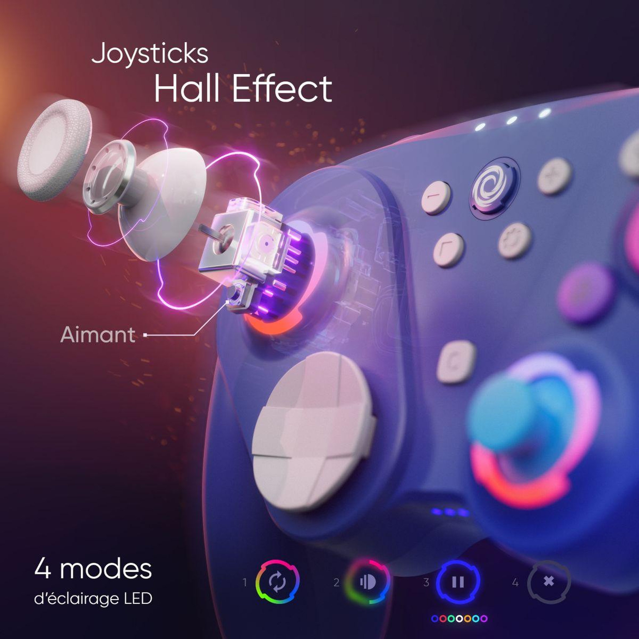 Voir la diapositive 5 : ONIVERSE Manette foenix violette