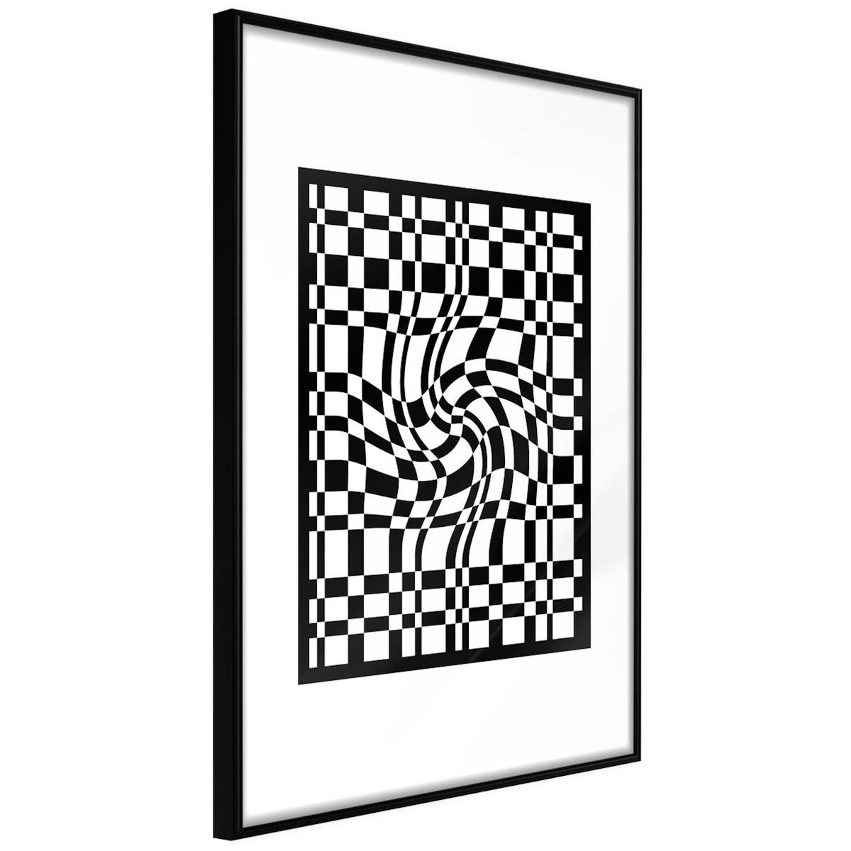 Paris Prix Affiche Murale Encadrée  Op Art