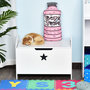 Voir la diapositive 2 : HOMCOM HOMCOM Coffre malle de rangement coffre à jouets dim. 62L x 40l x 46H cm MDF blanc