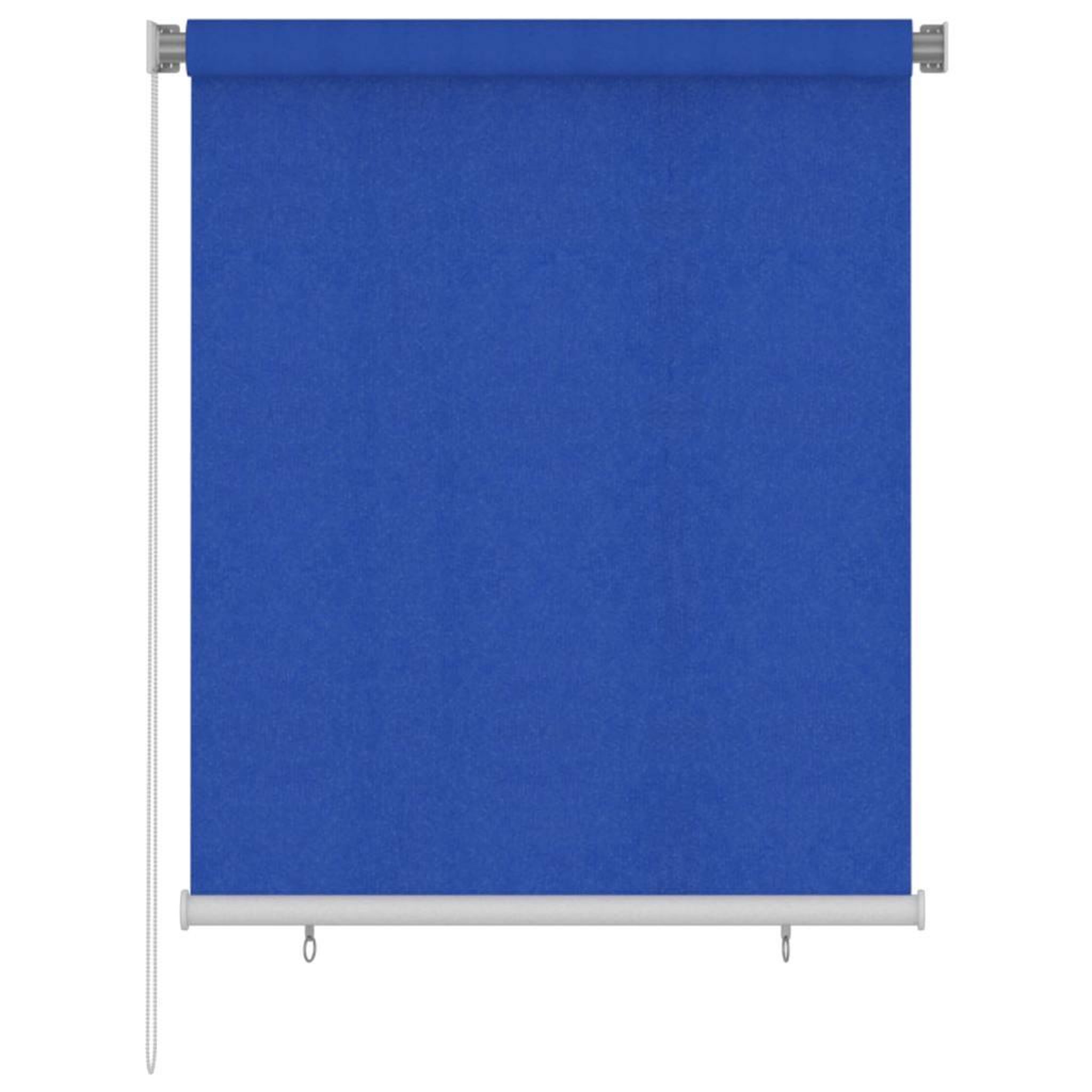 VIDAXL Store roulant d'exterieur 125 (l) x 140 (h) cm bleu hdpe