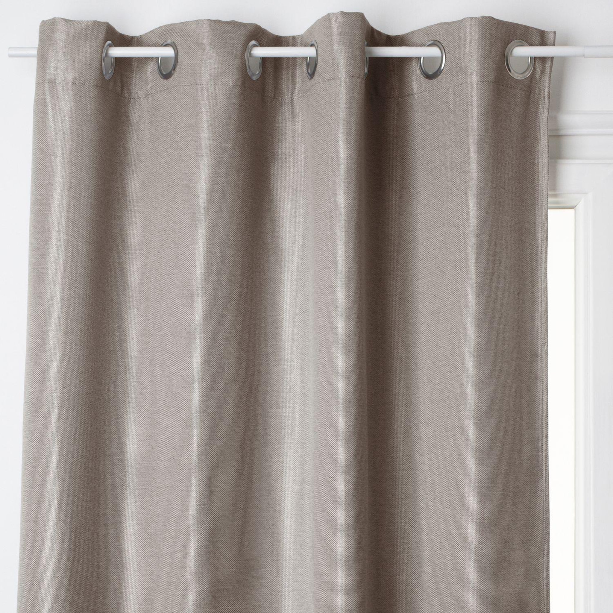 Voir la diapositive 4 : TOILINUX Lot de 2 Rideaux occultants Elena en Polyester