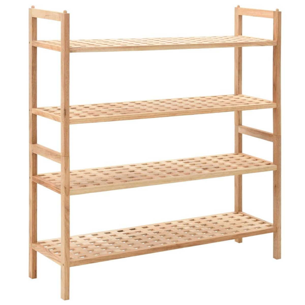 VIDAXL Etagere a chaussures Bois de noyer massif 69 x 26 x 81 cm