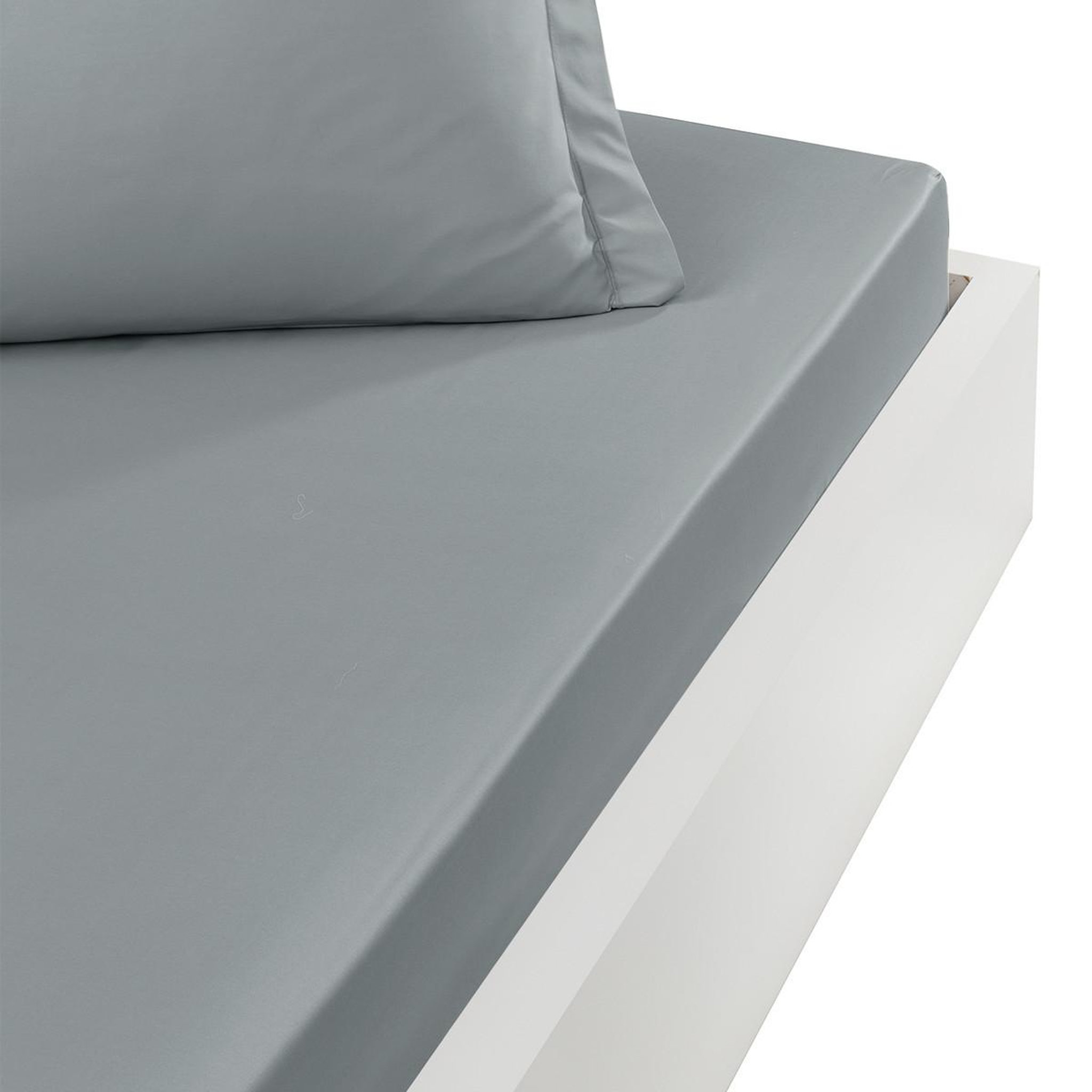 Sensei Maison Drap housse en percale de coton bonnet 30 cm SOFT PERCALE. Coloris disponibles : Gris, Beige, Rouge, Vert, Bleu, Rose, Blanc, Marron, Orange