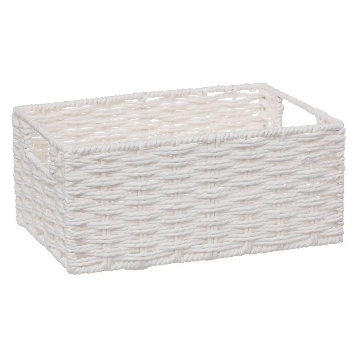 FIVE Lot de 4 Paniers de Rangement  Costa  32cm Blanc