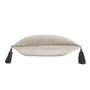 Voir la diapositive 2 : Paris Prix Coussin Déco à Pompons  Manolo  45x45cm Naturel