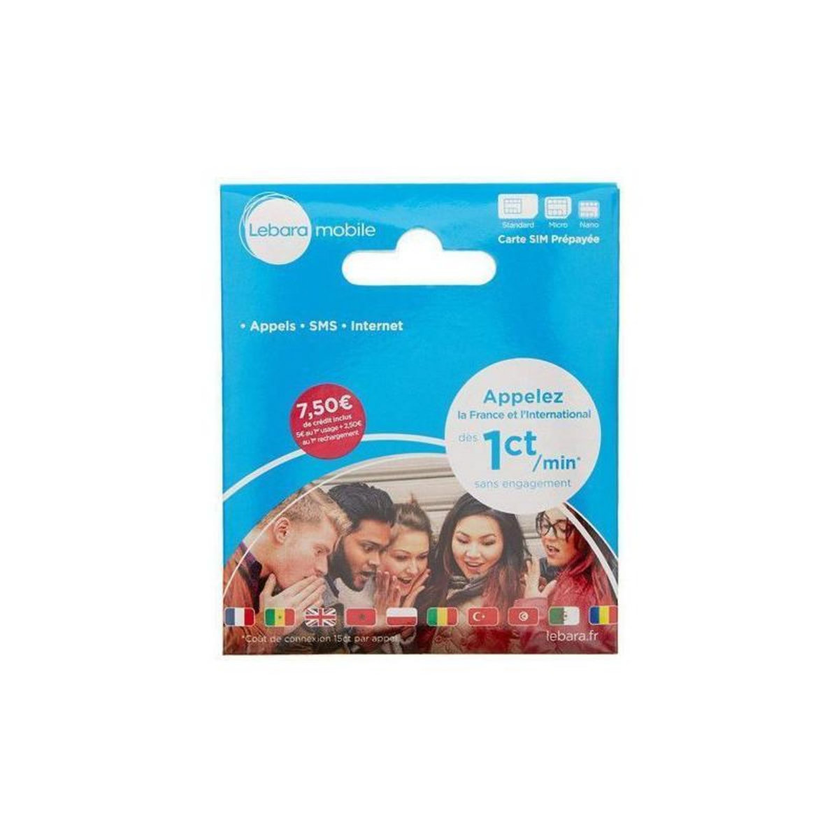 KIT ACCES OPERATEUR LEBARA CARTE SIM