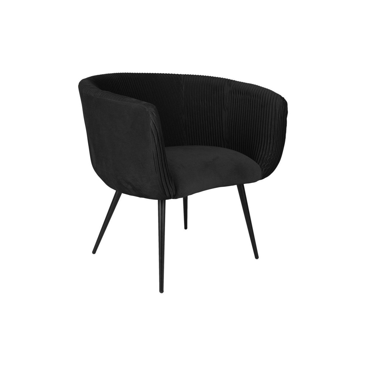 Leitmotiv Fauteuil en velours