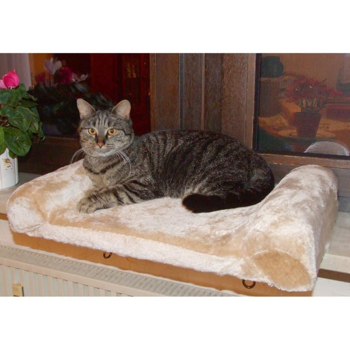 KERBL Kerbl Lit de rebord de fenetre pour chats Beige 36 x 56 cm 82656