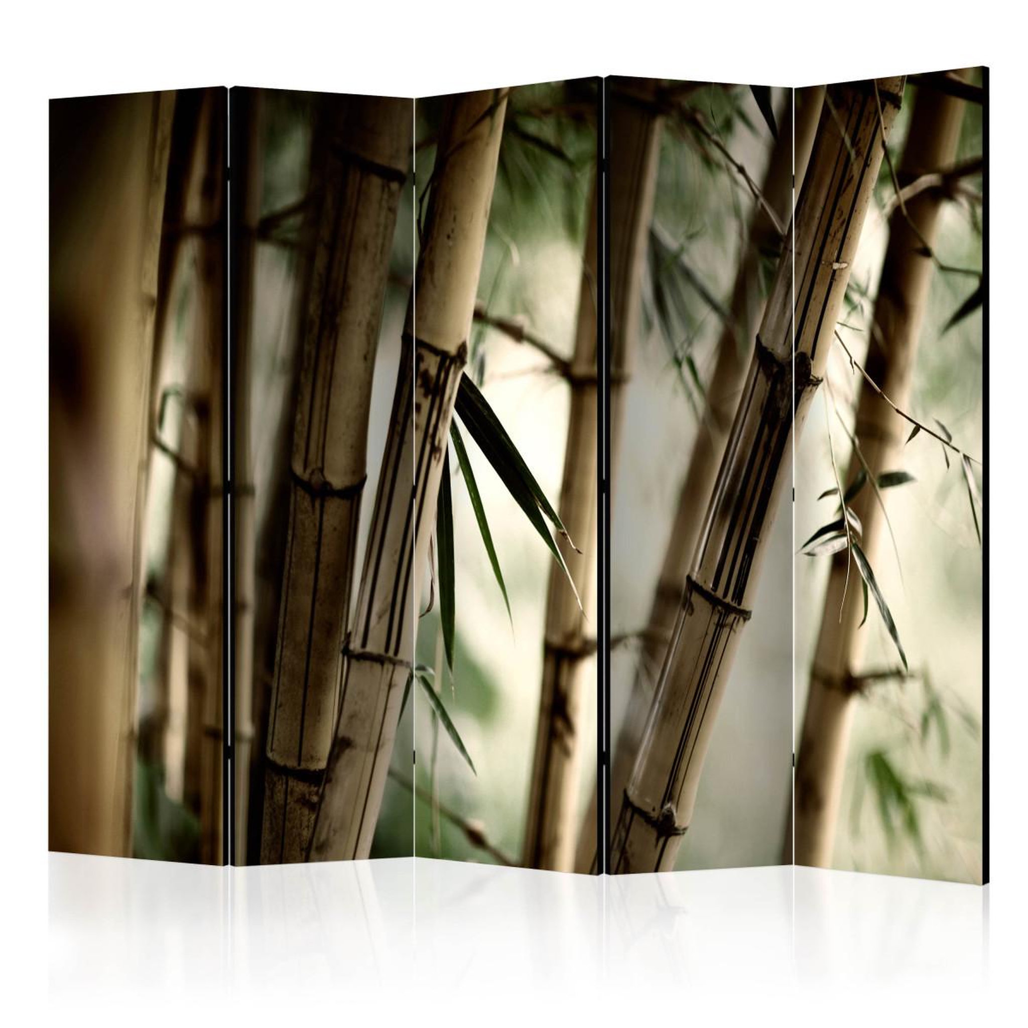 Paris Prix Paravent 5 volets  fog & bamboo forest  172x225cm