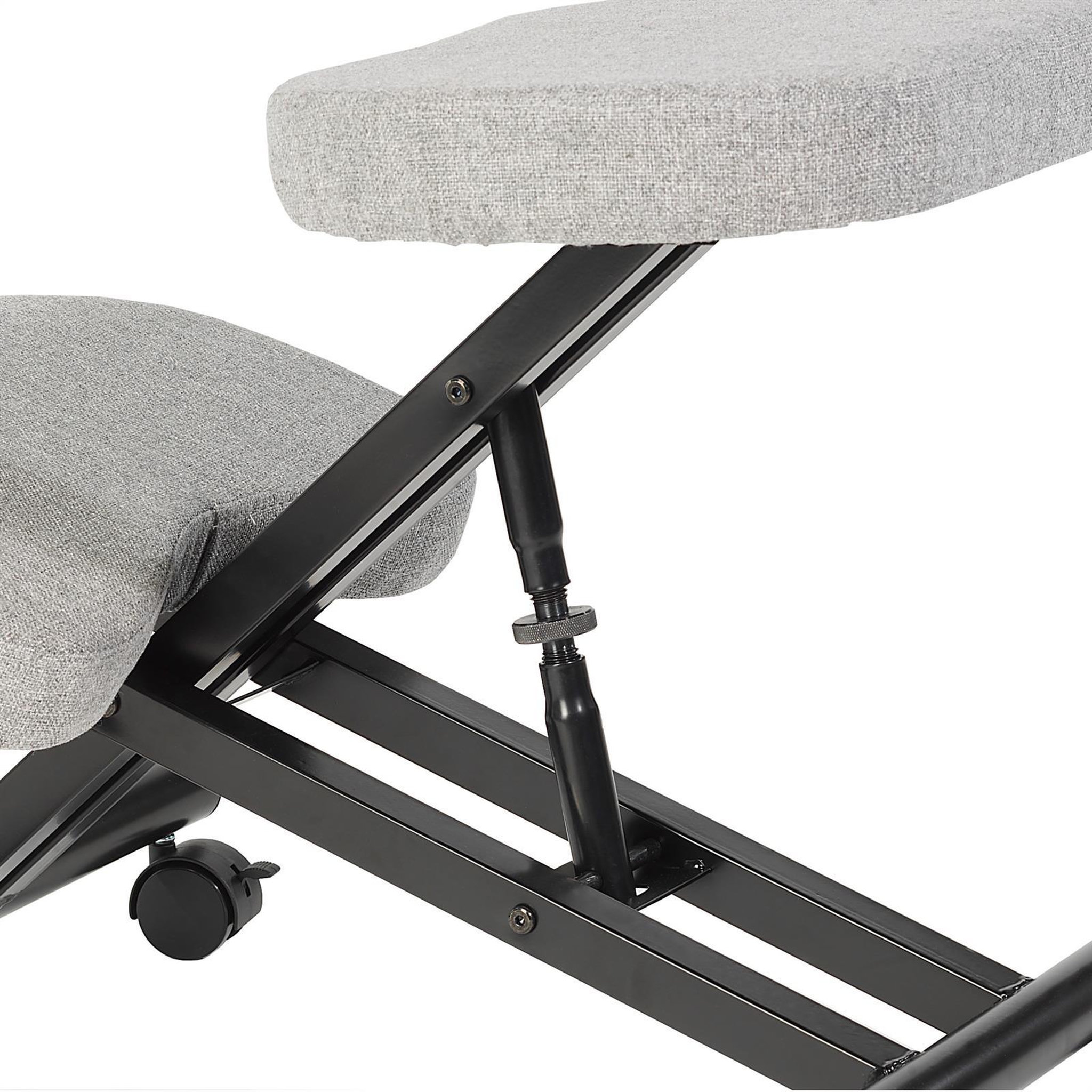 Voir la diapositive 6 : IDIMEX Tabouret ergonomique ROBERT, structure en métal et tissu