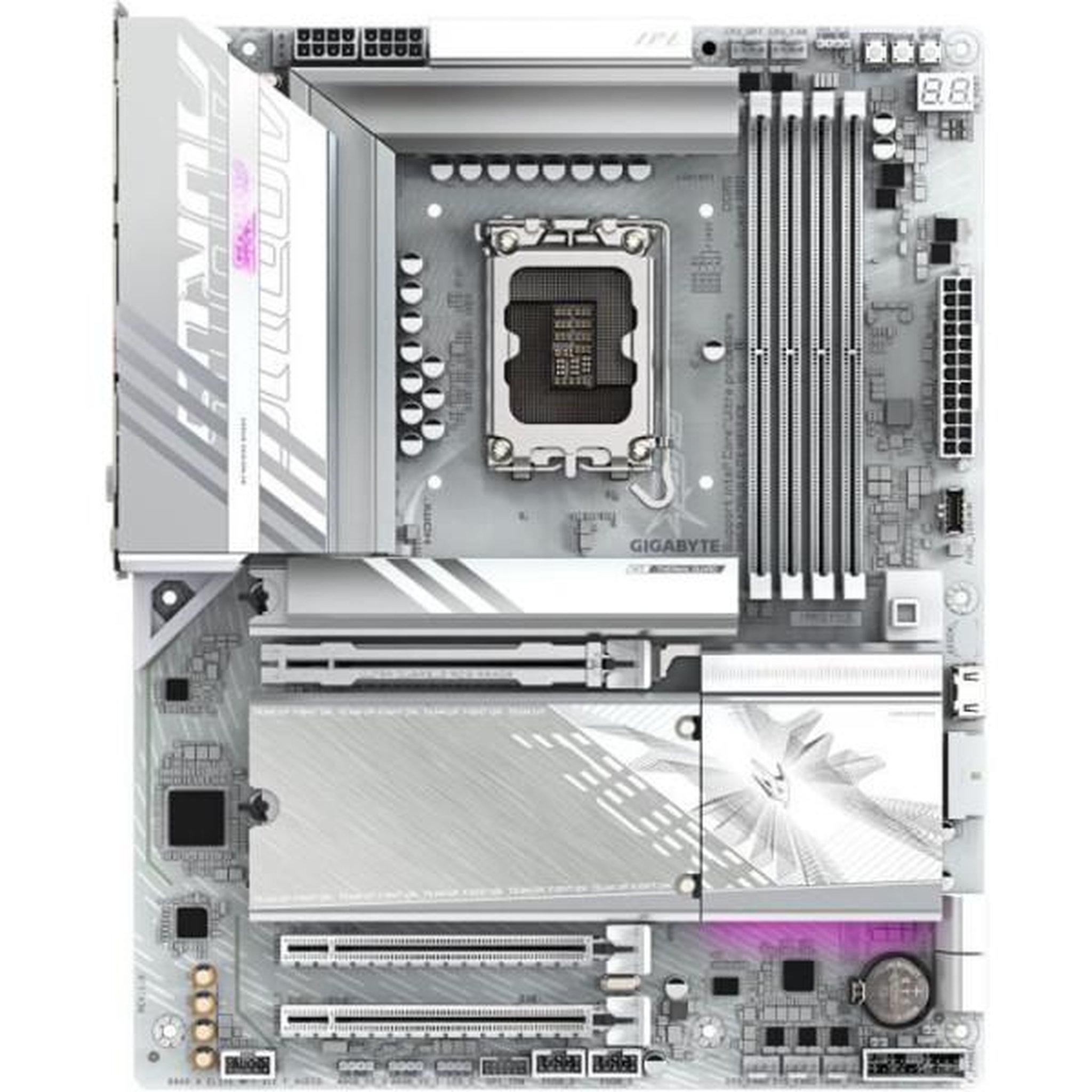 Voir la diapositive 2 : Gigabyte Carte mere - GIGABYTE - B860 AORUS ELITE WIFI7 ICE