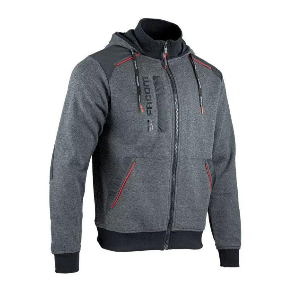 FACOM Sweat zippé à capuche et col montant FACOM JUMPER FXWW8000E/Taille:6/XXL